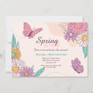 Invitation Le printemps est là