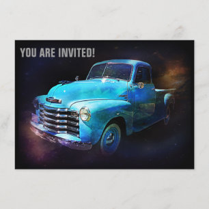 Invitation Le rétro camion est hors de ce monde