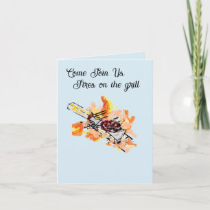 Invitation :   Le rêve du barbecue  