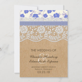 Invitation Le Romantique Lacey Rêve De Fleurs