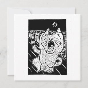 Invitation Le Son de l'Été - Chat qui hurle