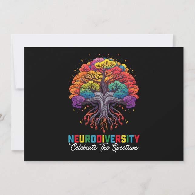 Invitation Le Spectrum Autism (Devant)