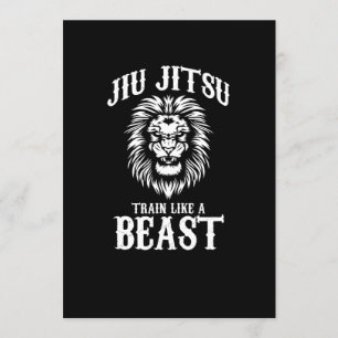 Invitation Le train Jiu Jitsu comme un MIXED MARTIAL ART BJJ 