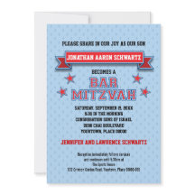 Le Twill Bar Mitzvah, un sport rouge et bleu