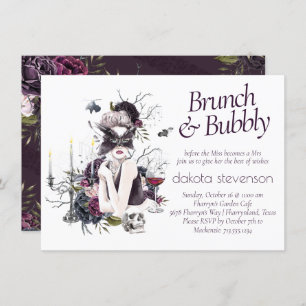 Invitation Le Vampiress   Moody Gothic Champagne Brunch