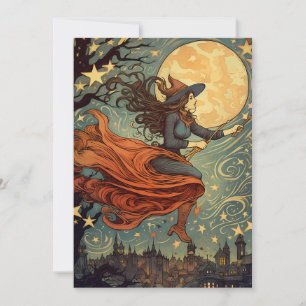 Invitation Le vol de minuit de la sorcière