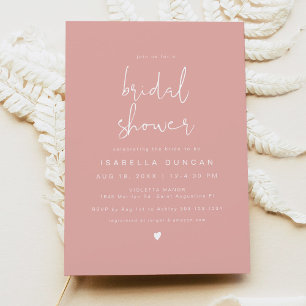 Invitation LEAH Moderne et Vibrant Pastel Fête des mariées ro