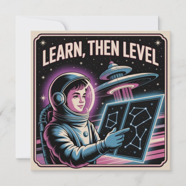 Invitation Learn, Then Level (Devant)