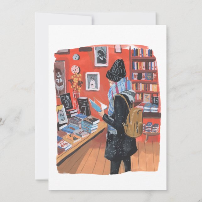 Invitation Lecture hivernale dans la librairie NYC (Devant)