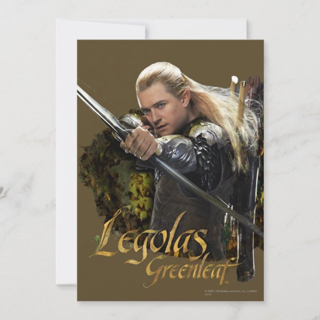 Invitation LEGOLAS GREENLEAF™ Drawing Bow Graphic (Devant)