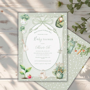 Invitation Légume Bébé Cultivé à la Maison & Presque Là 