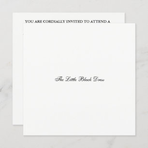 Invitation L'Élégante Fête De La Fête de l'mariée De La Petit