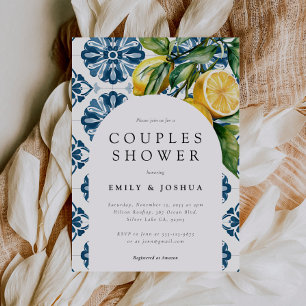 Invitation Lemon Citrus Positano Fête de Mariage Italienne