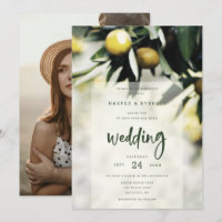 Lemon Grove | Mariage d'été moderne Jaune & Vert
