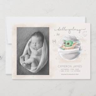Invitation L'Enfant   Annonce de naissance aquarelle - Photo