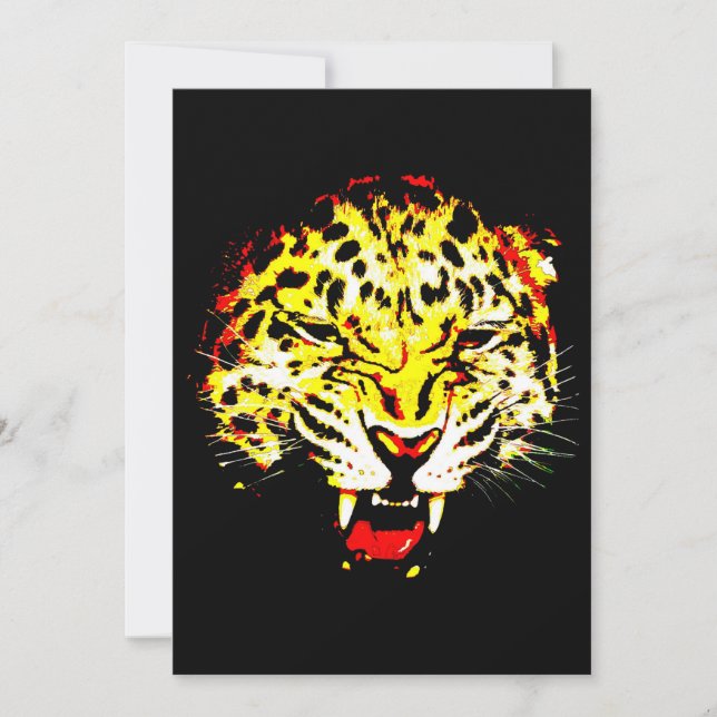 Invitation Leopard (Devant)