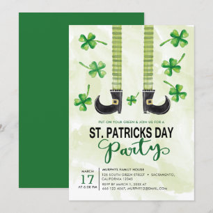 Invitation Leprechaun St.Patrick's Day Party