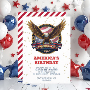 Invitation Les 250 ans de l'Amérique