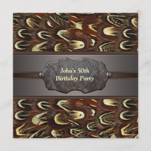 Invitation Les 50 ans de Feather Metal Man