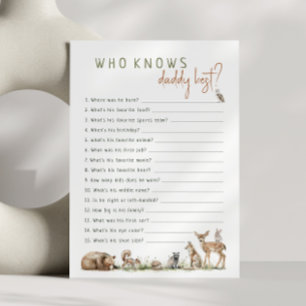 Invitation Les Animaux Des Bois Qui Connaissent Daddy La Meil