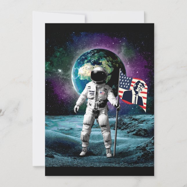 Invitation Les astronautes pour Trump 2024 (Devant)