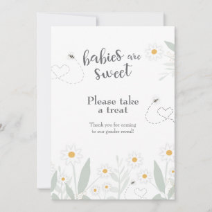 Invitation Les bébés sont doux, s'il vous plaît prenez un sig