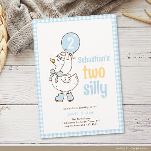 Invitation Les Blue Boys et le Canard Fou pour un 2ème Annive