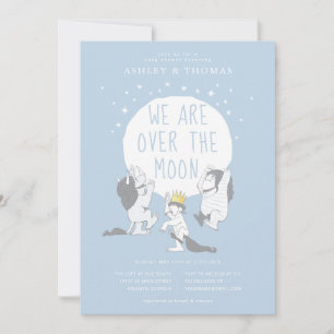 Invitation Les choses sauvages   Au-dessus du Baby shower des