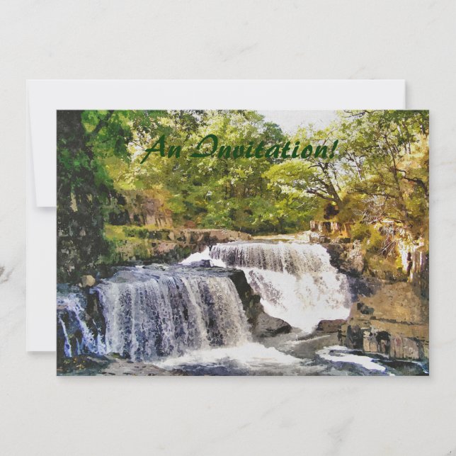 INVITATION LES CHUTES D'EAU (Devant)