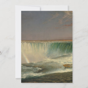 Invitation Les chutes du Niagara par Frederic Edwin Church