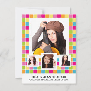 Invitation Les couleurs de la fille brillante 4e photo