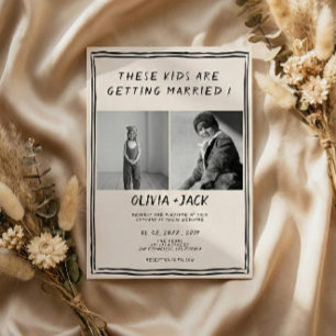 Invitation Les Enfants Se Marient Photo Mariage