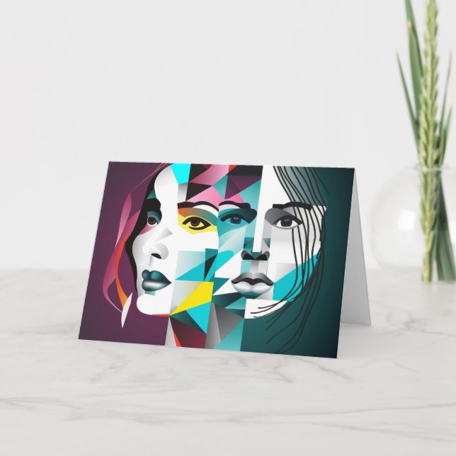 Invitation Les femmes face (Devant)