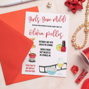 Invitation Les Filles Sont Allées À L'Âme ! Soirée Amusante À