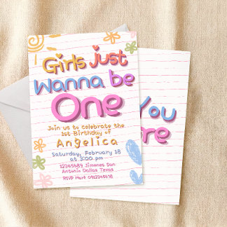Invitation Les Filles Veulent Juste être Un Anniversaire