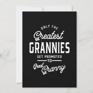 Invitation Les Grannies Les Plus Grandes Sont Promues À Grann