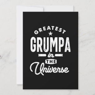 Invitation Les Hommes Grumpa Les Plus Grands Dans L'Univers G