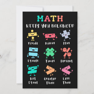 Invitation Les maths vous gardent en équilibre