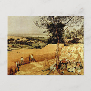 Invitation Les moissonneuses de Pieter Bruegel (1565)