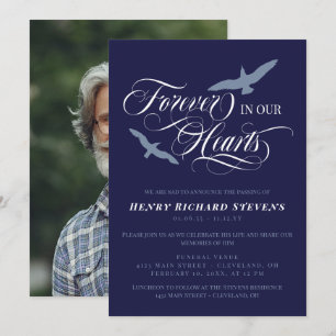 Invitation Les Oiseaux Bleus De La Marine Pour Toujours Dans 