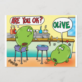 INVITATION LES OLIVES DE MARTINI DANS UN BAR