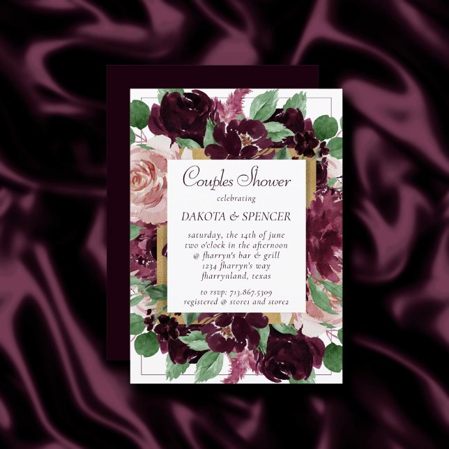 Invitation Les passions de Moody | Douche Dramatique Couples  (Créateur téléchargé)
