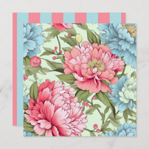 Invitation Les pivoines taïwanaises