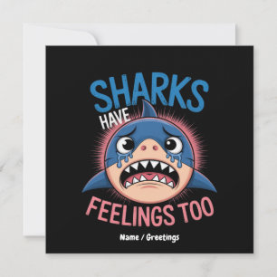 Invitation Les Requins Ont Aussi Des Sentiments, Drôle, Sarca