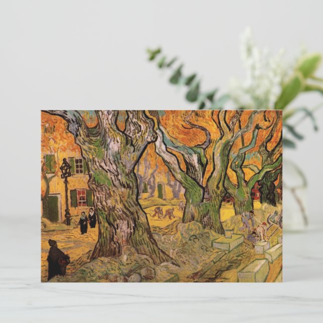 Invitation Les sens de la route par Vincent van Gogh (Debout devant)