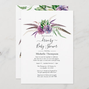Invitation Les succulents mystiques conduisent par la nuptial