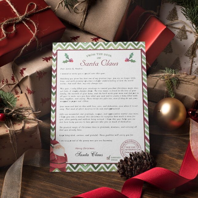 Invitation Letter from Santa for Older Kids (Créateur téléchargé)