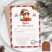 Lettre d'appréciation Elf