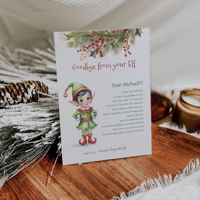 Invitation LETTRE ENFANT DE Noël DE VOTRE ENFANT (Créateur téléchargé)