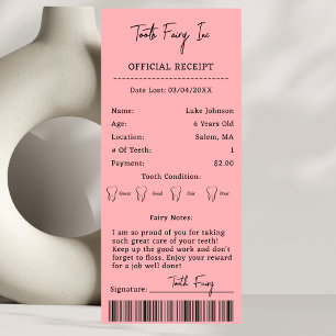 Invitation LETTRE FLOYALE POUR ENFANTS 1re dents perdues